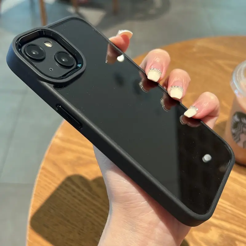 Ốp iPhone 13, Ốp Acrylic PC Cứng, Ốp Chống Sốc Silicon, Giao Hàng Tức Thì, Tương Thích Với iPhone 11, XR, 12pro, 6, 7, 8 Plus, 14, X & XS, 15PROMA 3
