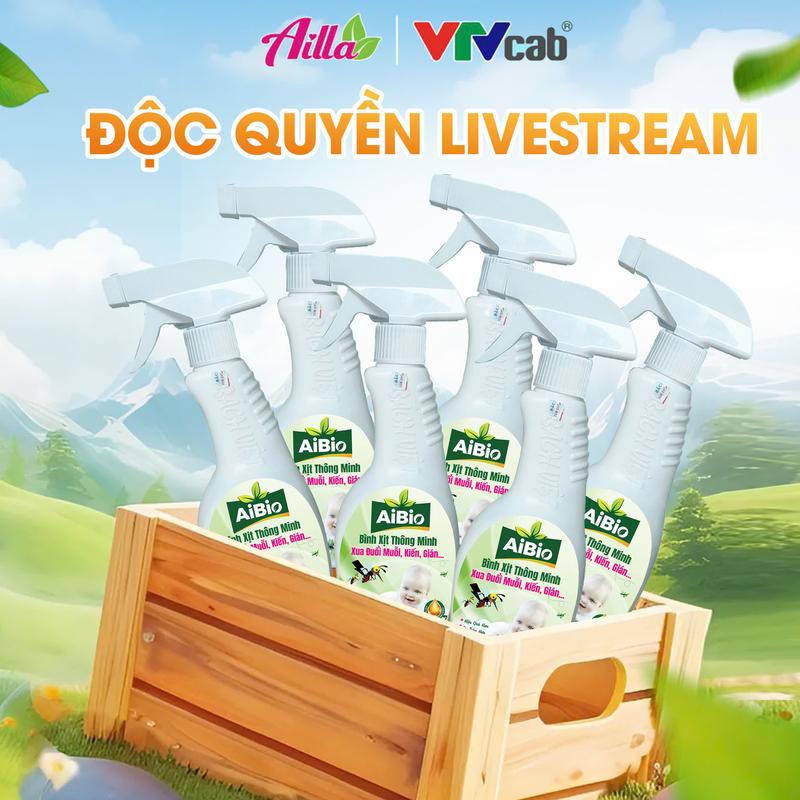 [Mua Sỉ Giá Hời] Combo 06 Bình Xịt Thông Minh AiBio Xua Đuổi Muỗi, Kiến, Gián,... Hiệu Quả Nhanh, An Toàn Cho Cả Người Và Vật Nuôi