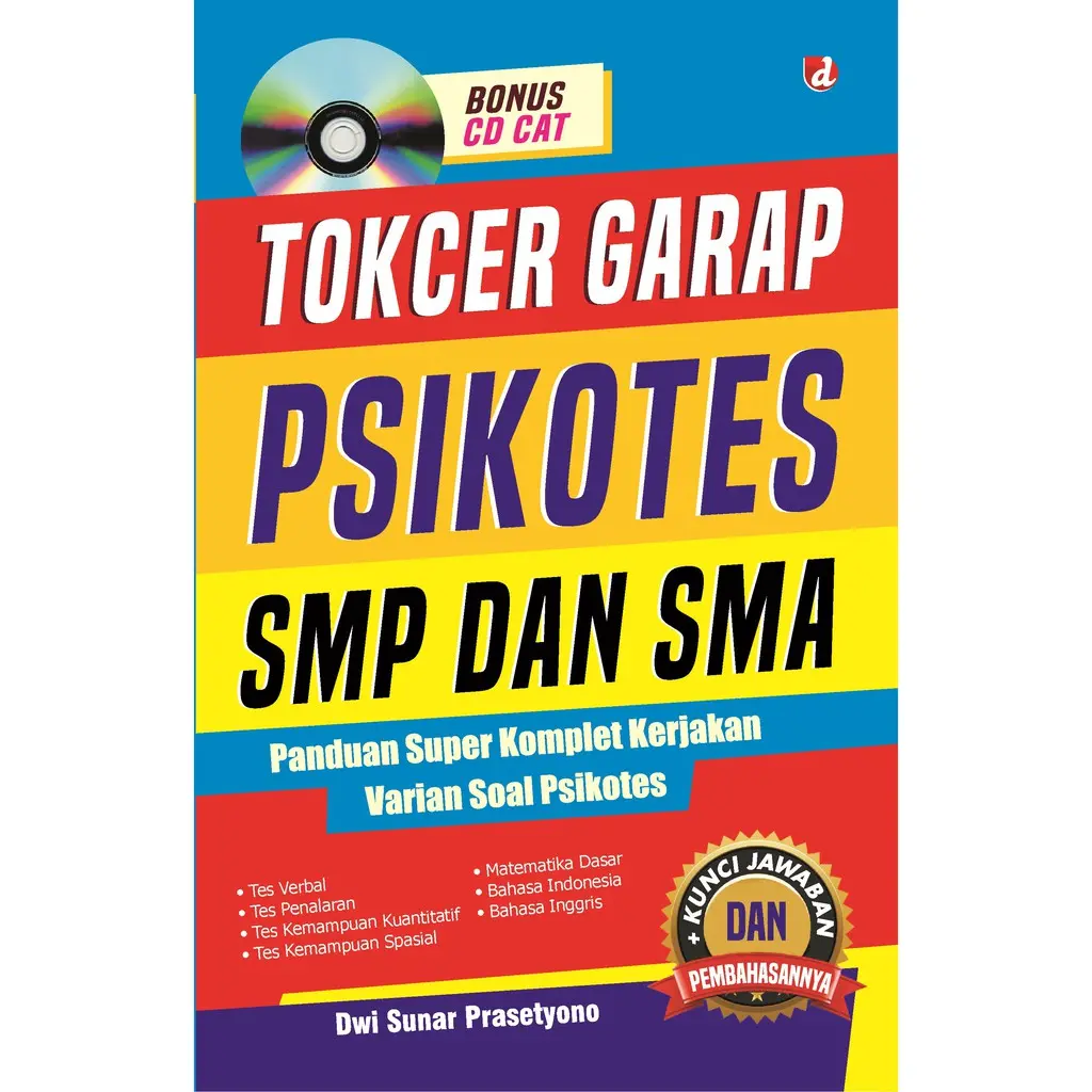 Buku Tokcer Garap Psikotes SMP dan SMA - Diva Press