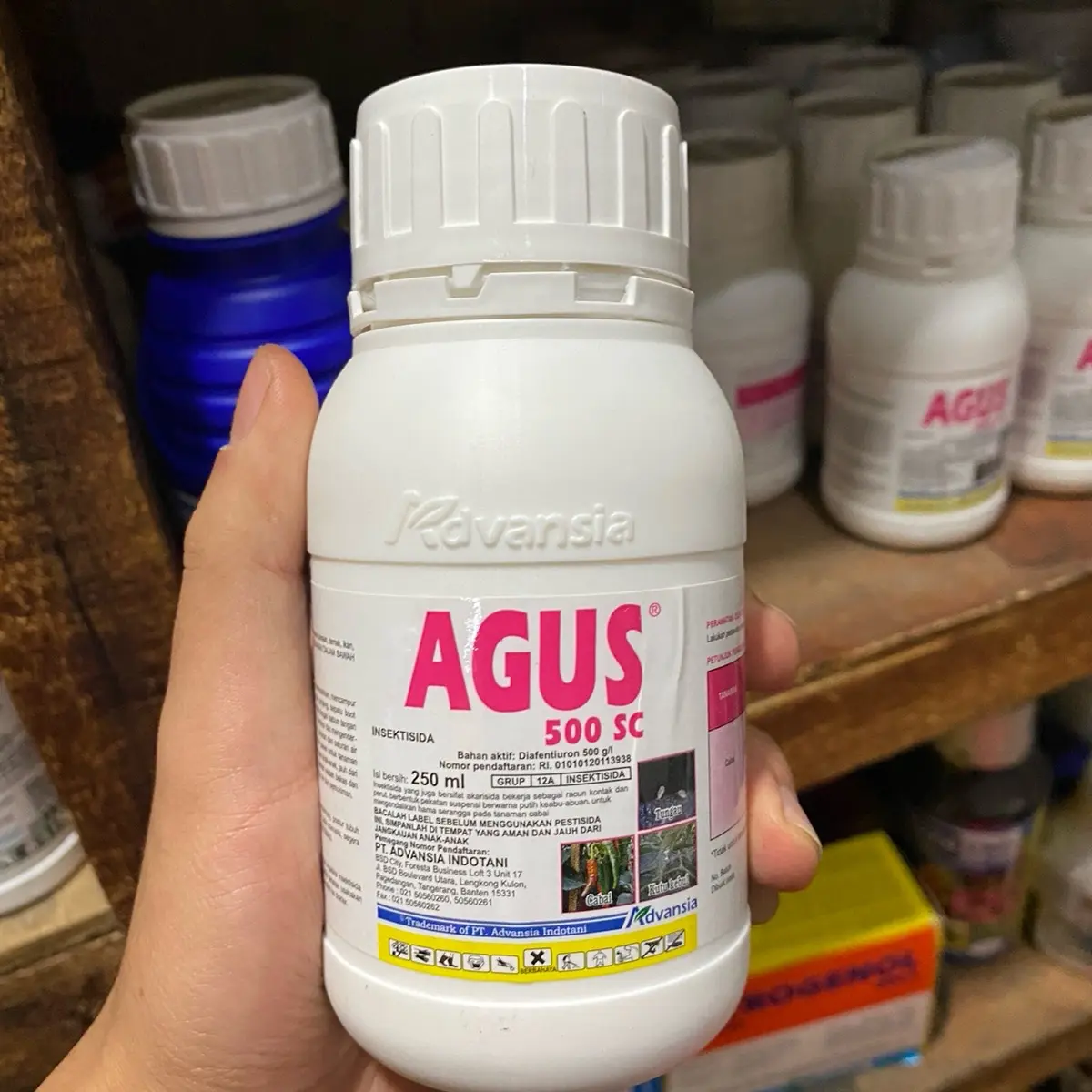 Insektisida agus 500SC isi 250ml Cair pembasmi hama