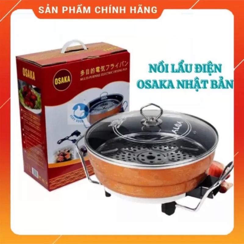 Chảo lẩu đa năng Osaka 3.5 lít . Nấu đa dạng : nấu lẩu , hầm , canh , xào , luộc ,.... Nồi Điện Nồi Lẩu Nồi Lẩu Điện Nấu Ăn