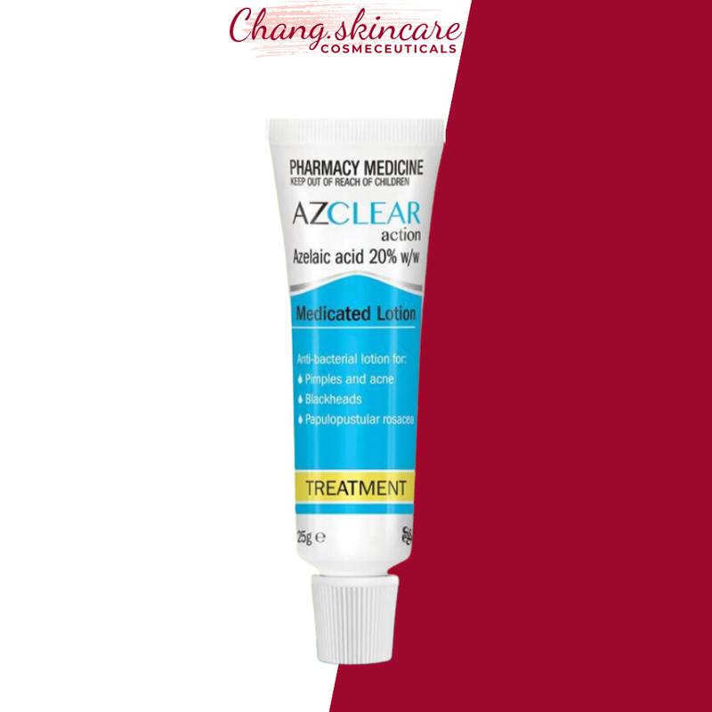 Kem AZCLEAR Action Medicated Lotion 20% Azelaic Acid thâm đỏ 25g