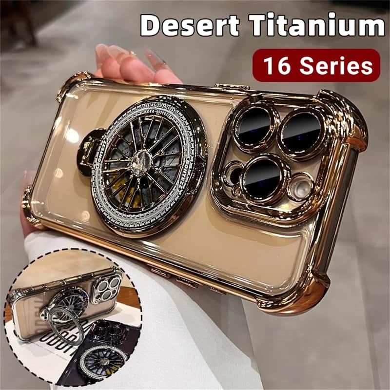  Ốp Có Giá Đỡ Con Quay Hồi Chuyển Xoay Từ Tính Dành Cho IPhone 16 Pro Max IPhone 12 13 14 15 Pro Max Và 16 Plus 11 Mạ Trong Suốt Ốp Chống Sốc 