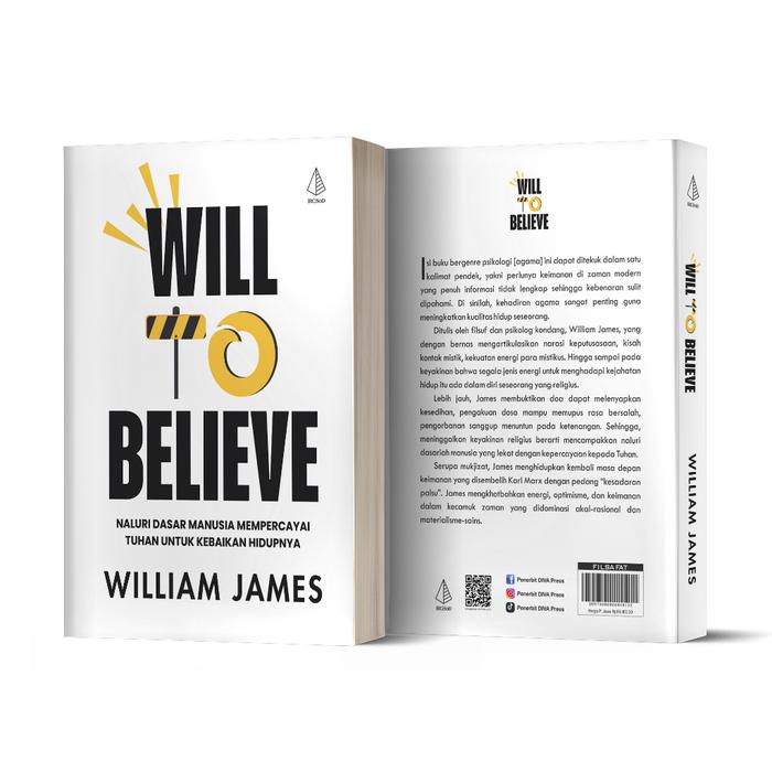 Gambar Buku Will To Believe: Naluri Dasar Manusia Mempercayai Tuhan untuk Kebaikan - William James - IRCiSoD dari DIVA Press Group Kab. Bantul Tokopedia