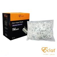 Gambar Klem Kabel+Paku Beton ECLAT 14mm Kuat dan Tajam I Round Cable Clip 14 mm dari SINAR TERANG SIMO MAKMUR Kota Surabaya 1 Tokopedia