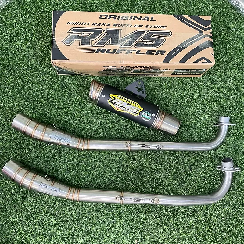 knalpot Rms Fulset jupiter z vega r grand supra astrea supra 125 karisma blade revo fit absolute shogun smash rms muffler gp pro series 0