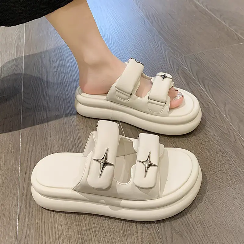 POS 892 Sandal Wedges Dove Slip On Wanita Premium Karet Cewek 6
