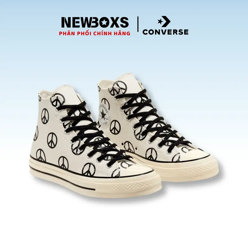 Giày Converse Chuck 70 Unleash Peace - 167912C Nam Nữ Vải Canvas Sneaker Đế Bằng Shoes 1