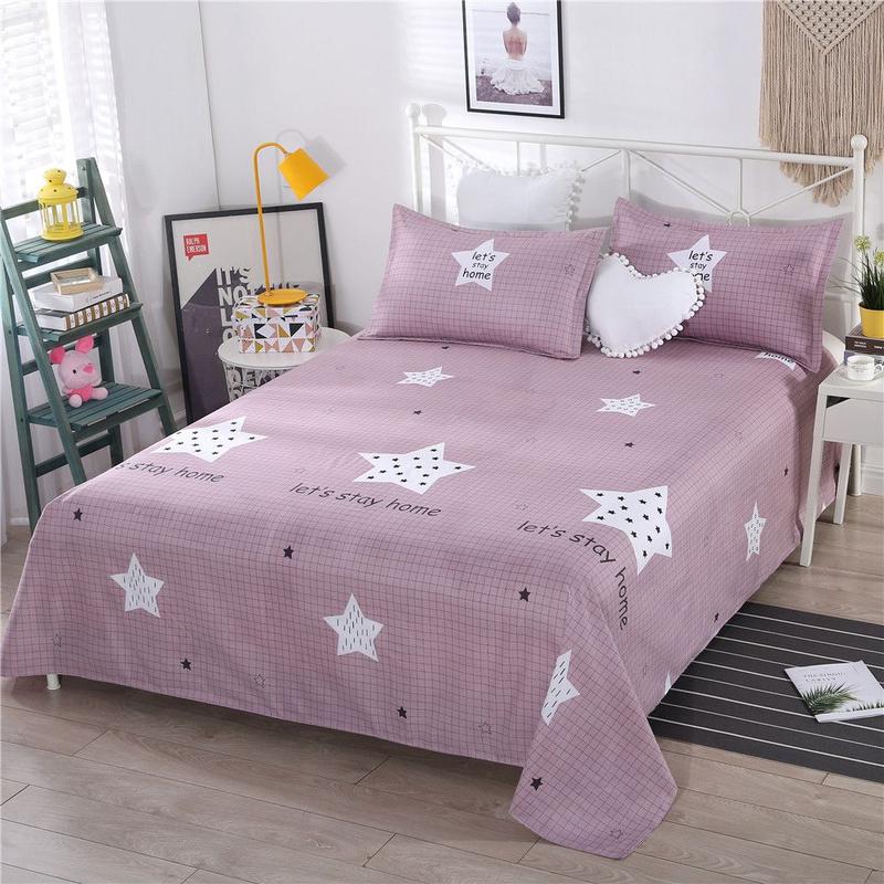 Product Introduction of [Diagonal] Clearance Bed Sheet Single Piece 100% Skin-Friendly Double Single Kang Sheet All-Season Universal Student Dormitory Pillowcase 13