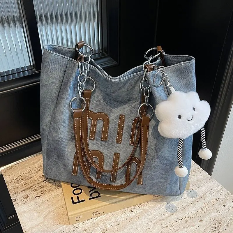 [1494 Positive Reviews] High-Value Commuting Tote Bag Large Capacity 2024 New High-End Shoulder Bag for Work and School