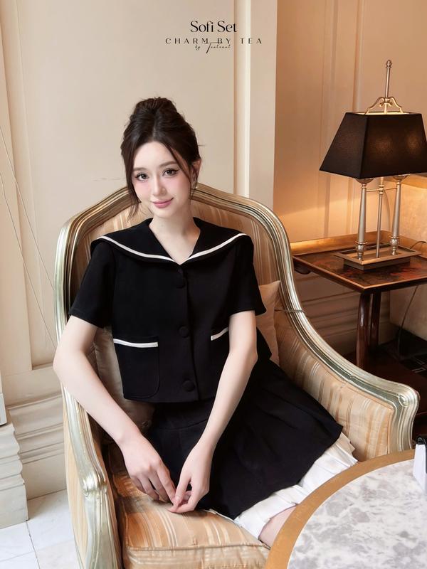 SOFI SET: Bộ Sản phẩm thiết kế Charm By Tea Nữ Áo