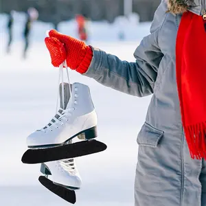 2Pcs Skate Blade Guard Bladeguard Protector Cover Ice Skating Shoes Aksesoris Pelindung Pisau Sepatu Seluncur Es Figure Skating Hockey - FTS