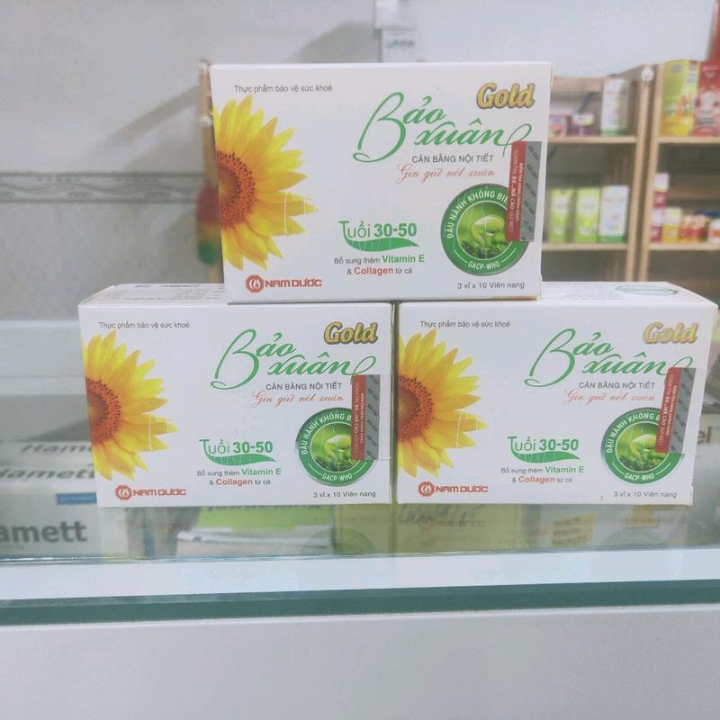 VIÊN UỐNG BỔ SUNG NỘI TIẾT TỐ NỮ BẢO XUÂN GOLD