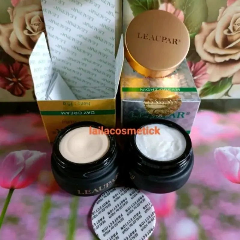 cream leupar siang dan malam whitening ory