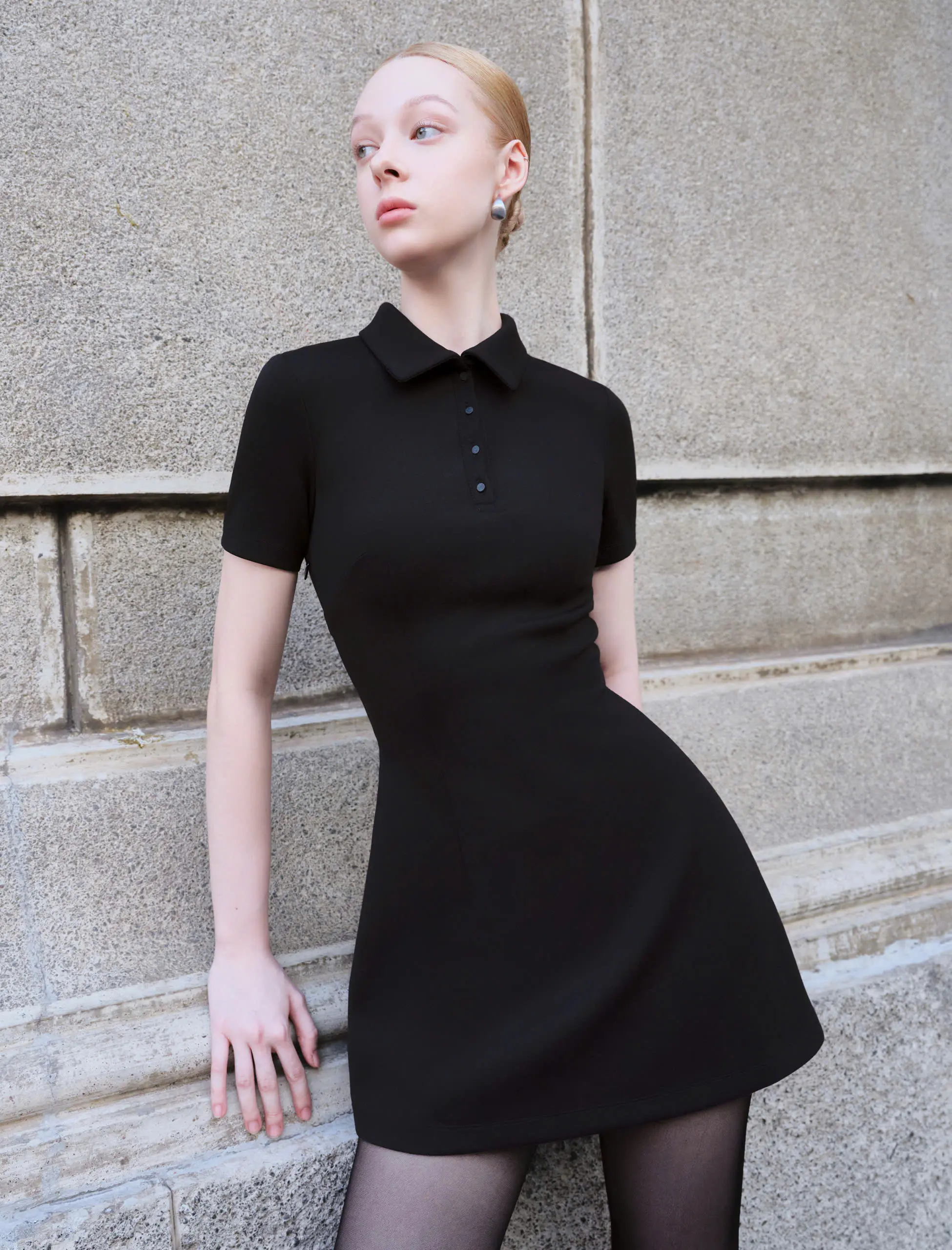 [DEXUS] ĐẦM/VÁY POLO NGẮN TAY BASIC NĂNG ĐỘNG - ANAN DRESS - U9AW240901