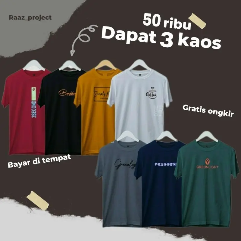 Kaos Oblong Pria Kaos Distro Murah Baju Kaos Pria Baju Pria Pakaian Pria Kaos Atasan Pria Kaos Polos
