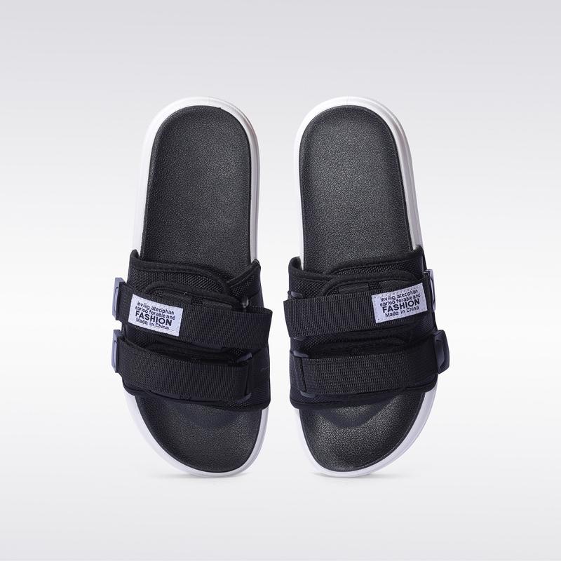 Dép đôi nam nữ 2 quai ngang dán thời trang phong cách ulzzang hàn quốc siêu hot