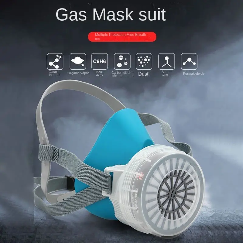 Dust-Proof Gas Mask Mask Industrial Dust-Proof Spray Paint Polishing Welding Coal Mine Smoke-Proof Mask