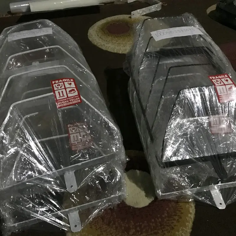 Rak Susun Tutup Panci ( KODE 01) / Rak Gantung besi/ Rak Gantung Tutup Panci/Rak dinding murah/rak dinding serbaguna Hitam 2