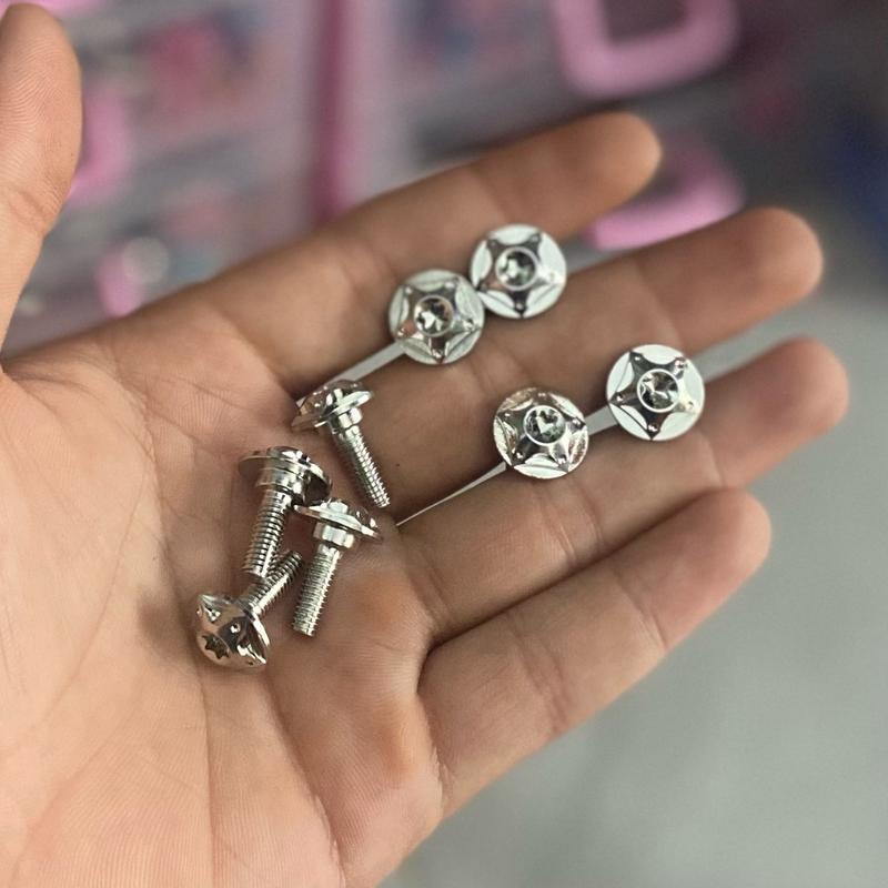 Combo 10 Con Ốc Salaya 5Li Có G Mẫu Bông Gắn Dàn Áo Xe Honda 1