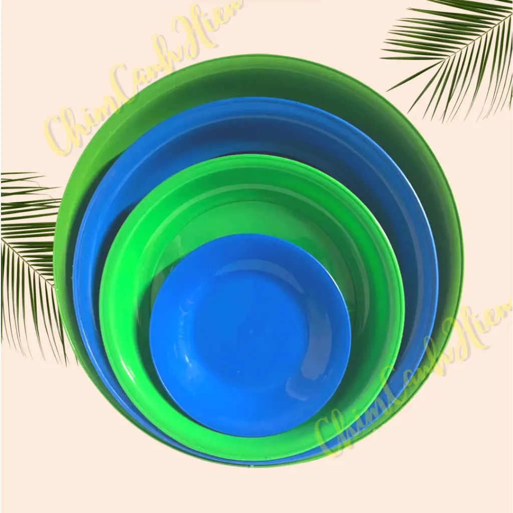 Khay/Mâm Hứng Phân Lồng Chim Tròn Chất Liệu Nhựa Dẻo Cứng Cáp - Đủ Size