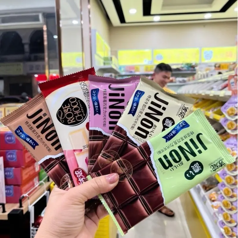 Kẹo Socola JiNon Vị Matcha, Hoa Hồng, Sữa, Dâu  Ăn Vặt Sô Cô La chocolates 0