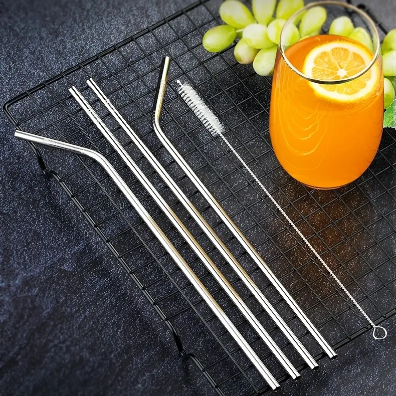 Ống hút inox LocknLock thép không gỉ, cong, thẳng, cọ rửa - T2CMALL 0