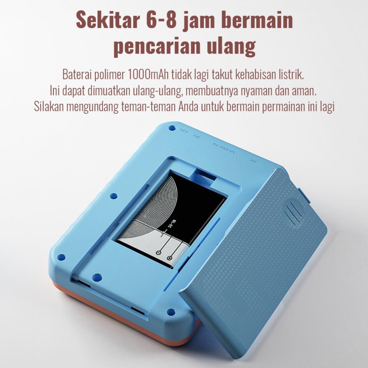 Konsol Game Boy Portable Retro Klasik, 500+ Game Bot Dalam, Kompatibel TV & Gamepad, Baterai 1000mAh, dukung 2 Player Stick G5, Hadiah Ideali untuk Fans Game Retro & Hiburan Berdua, Kualitas Terbaik untuk Pemain Game