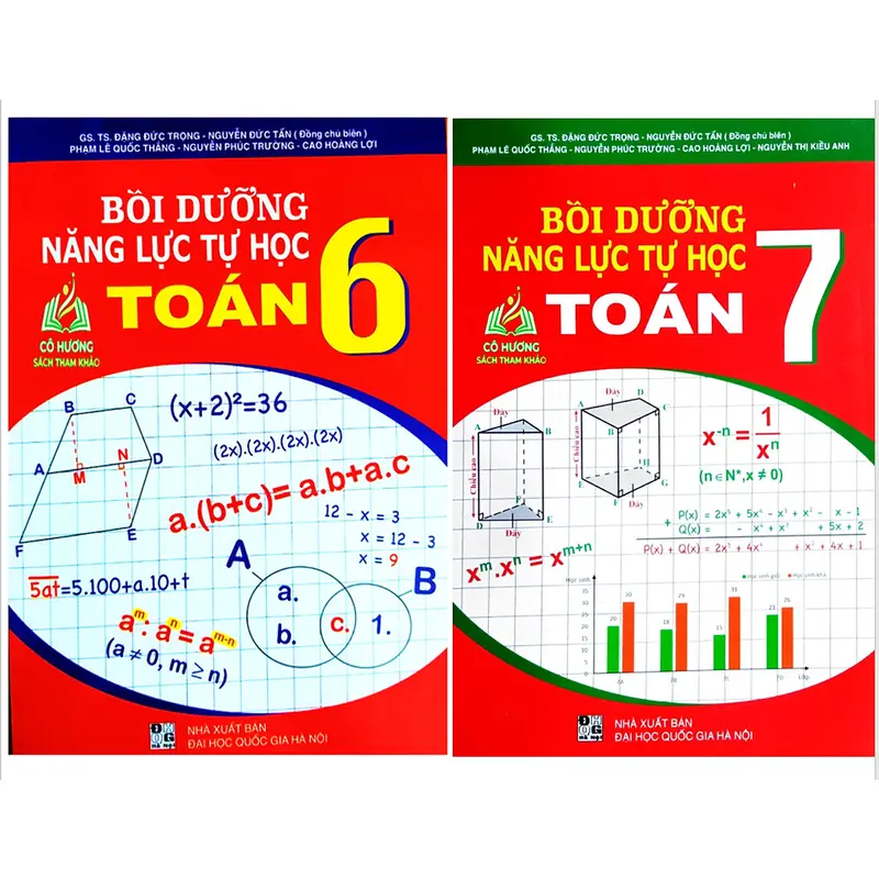 Sách - Combo bồi dưỡng năng lực tự học toán ( lớp 6 + lớp 7 ) 0