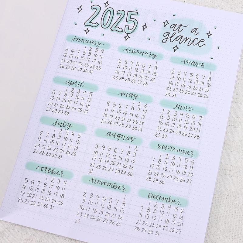 Product Introduction of 2025 Bullet Journal, 1 Count Creative Scrapbook, Daily Planner Notebook, Journal Notebook, Office Stationery & Supplies, Gift for Friend 4