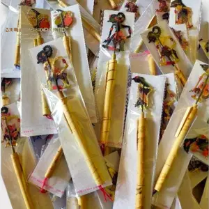 Souvenir Wayang Bolpen Gagang Wayang Kulit