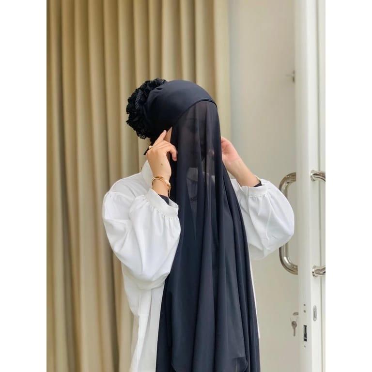 Product Introduction of Nararya Hijab Pashmina 2in1 Instan Turkey Cepol // Pashmina Instan Iner Turki 2in1 3