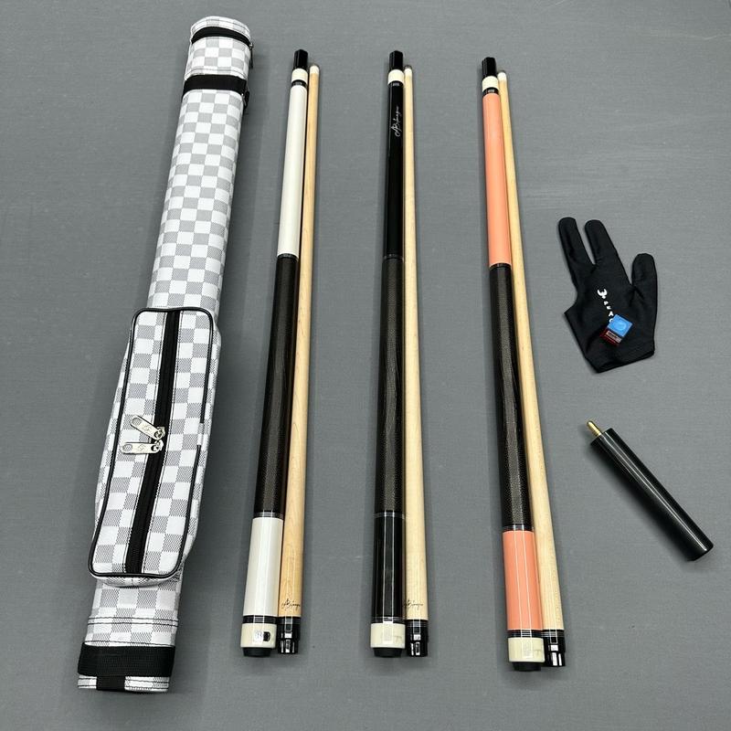 Cơ bida cao cấp KT Magic ngọn mộc - bộ môn bida lỗ, lip, 3c (Tặng kèm combo bao da phụ kiện và nối chuôi) - gậy bi-a cao cấp KT Magic