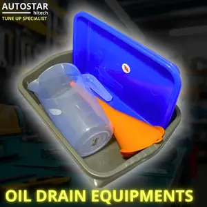 PAKET ALAT GANTI OLI MESIN MOTOR MOBIL 4IN1 Gelas takar Corong Wadah Oli Berkualitas Praktis