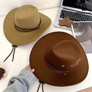 [CB] Topi Coboy/Topy Cowboy Amerikan Laken Unisex /Topi Coboy Model Dewasa COD TA1-001 Hitam Karet