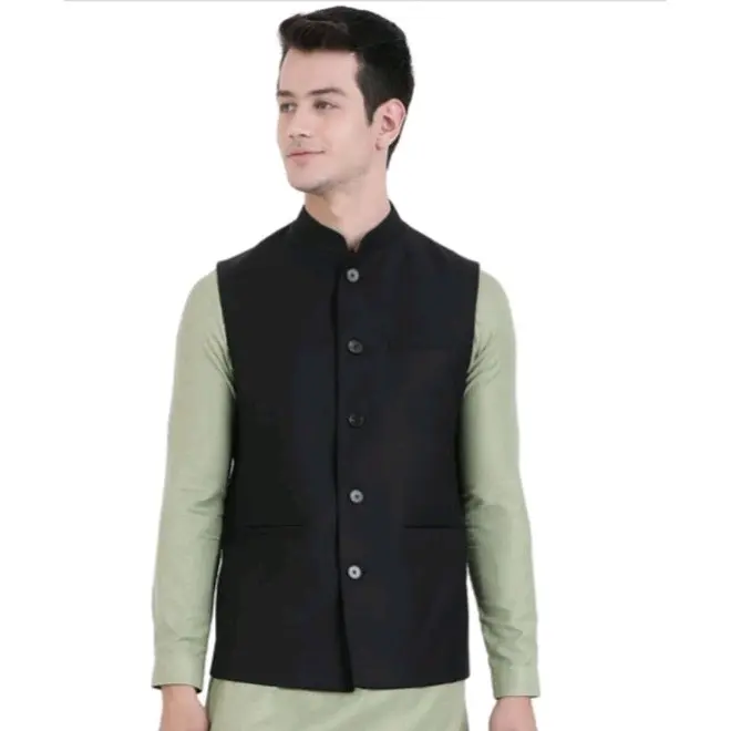 Rompi Mandarin - rompi pria - rompi muslim - rompi Pakistan