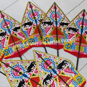 Wayang kulit kertas duplex Gunungan/Kayon ukuran tinggi -+45cm