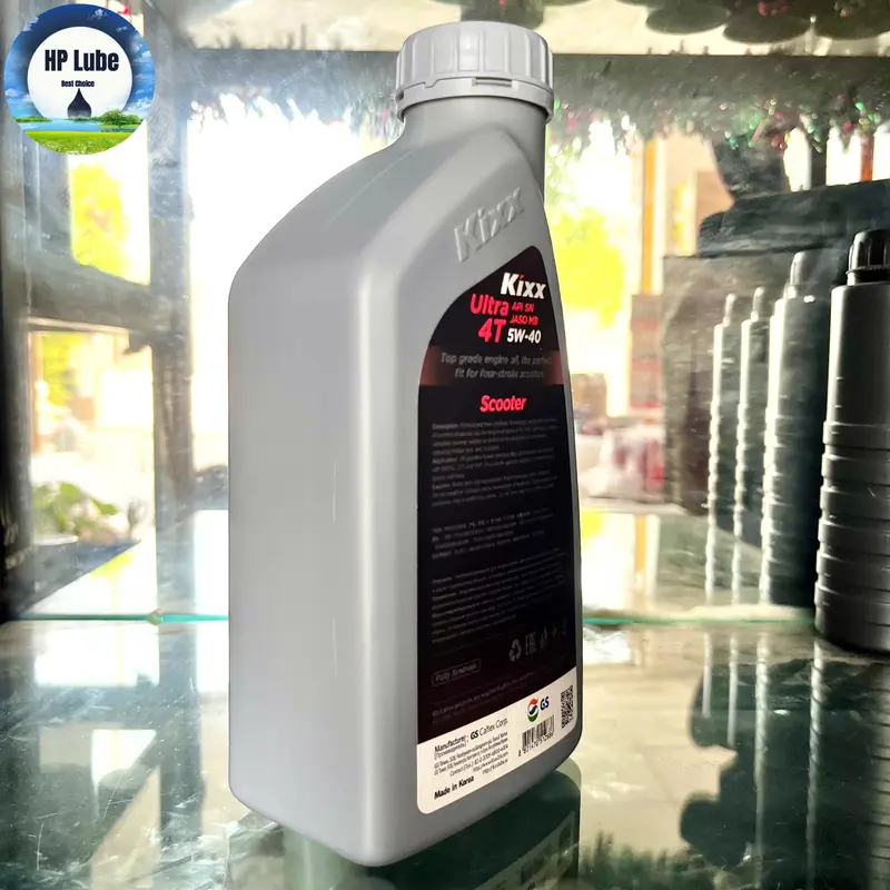 Nhớt Kixx Cho Xe Tay Ga Tổng Hợp Hoàn Toàn 5W40 Chai 0.8L Dầu Nhớt Dầu 3