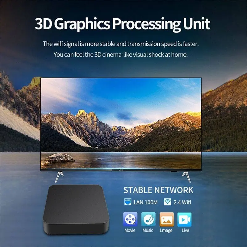 TV Box Android 13.1 MXQ Pro 5G 16G+512G / Smart TV 4K Ultra HD MXQ PRO 4K 5G 3