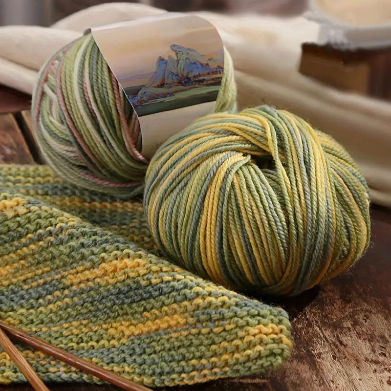 Product Introduction of 50g/Roll Sequin Mohair Yarn Soft Warm Baby Wool Crochet Yarn DIY Handmade Knitting Sweater Shawl Hat Bag Thread Sewing Supplies 33