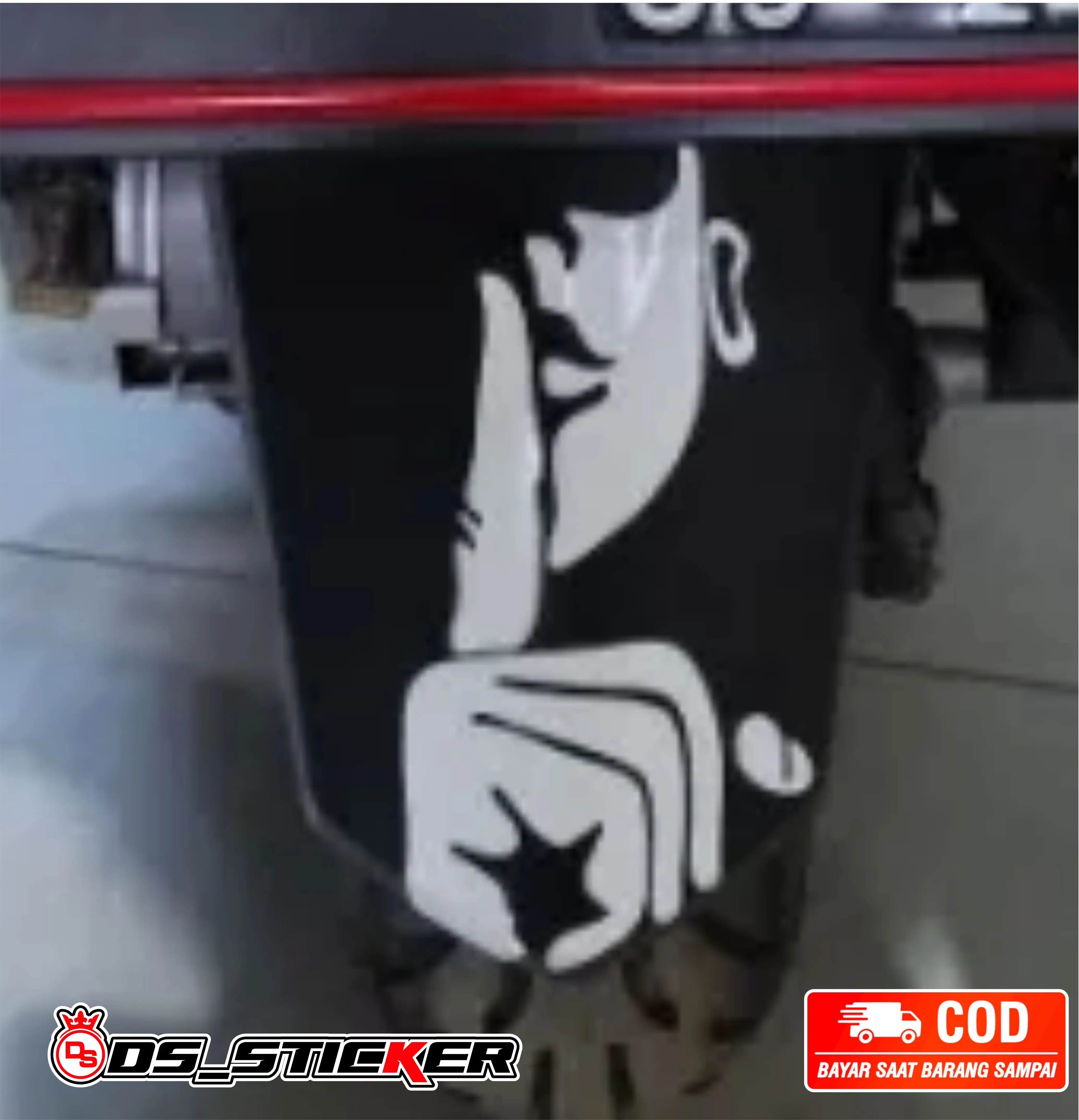 stiker cutting ssst variasi visor motor stiker visor stiker spakbor