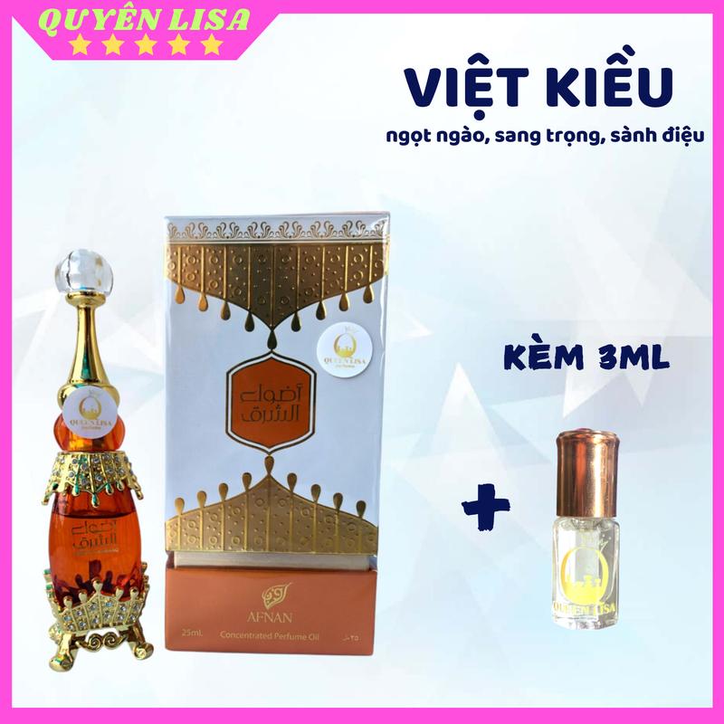Tinh Dầu Nội Địa Dubai Việt Kiều dạng chấm 25ml mùi hương ngọt ngào sang trọng sành diệu dành cho nữ Perfume Cosmetic Women Nước Hoa