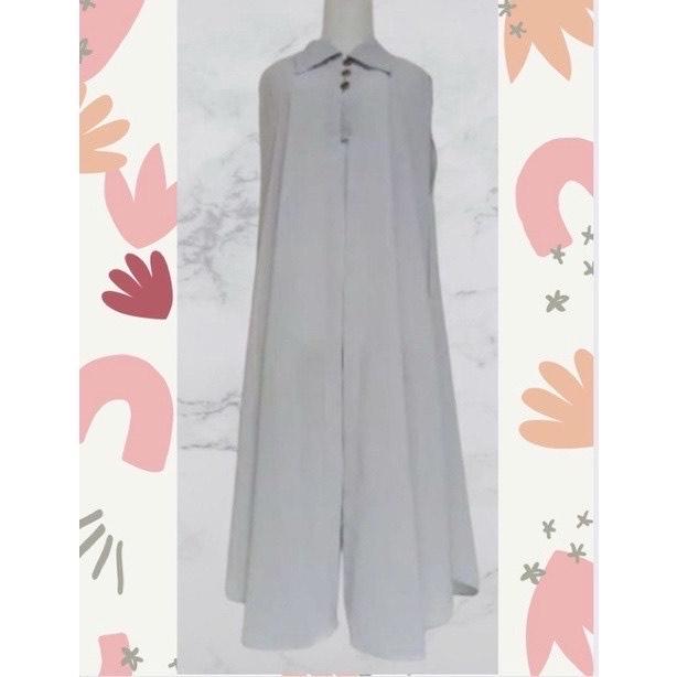 Carissa Long Outer by Mikhayla.Collection Casual Fashion Ceruty Kancing Muslim Wanita Cardigan Panjang Kardigan Kondangan 6