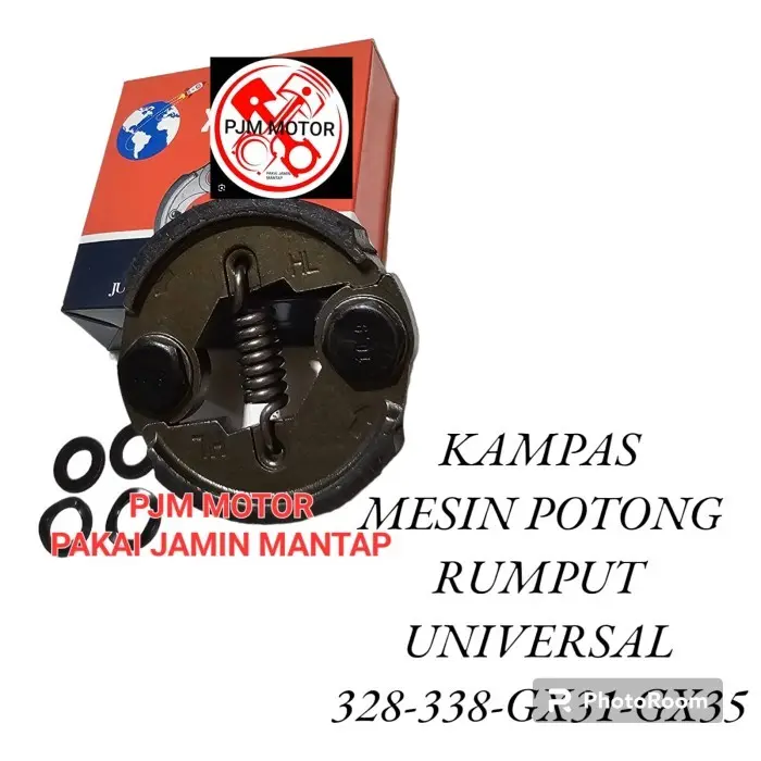 338 kain klos kampas clutch shoes mesin potong rumput Gx35 gx31 435