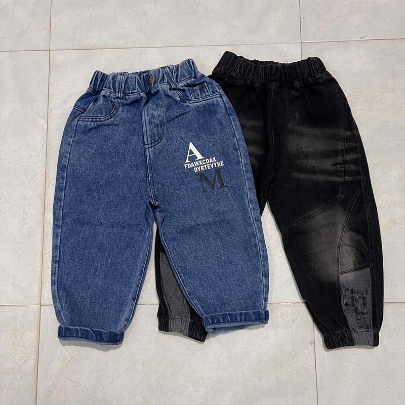 Quần bò jeans dài baggy cho bé trai gái 15-20kg 7