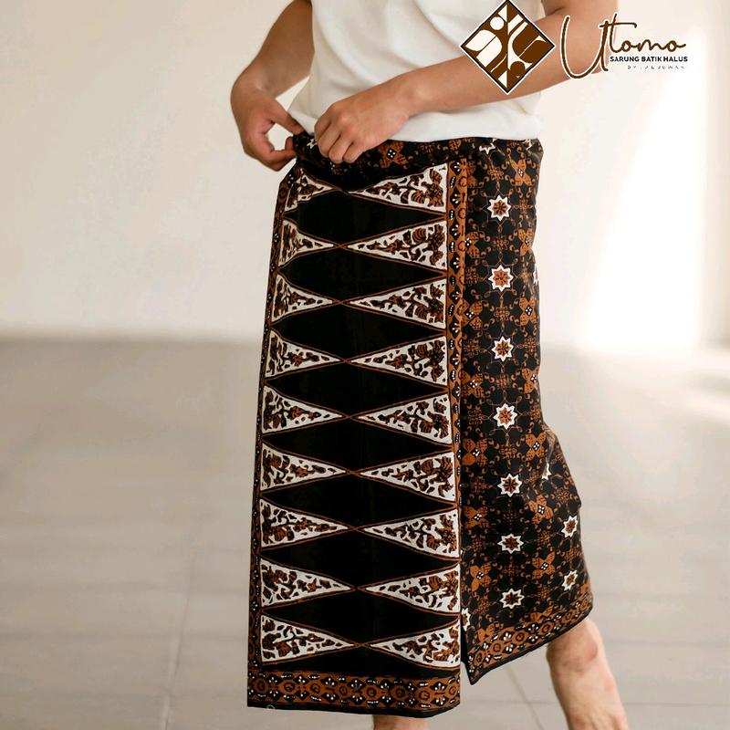 Sarung Batik Tulis Utomo Kesikan motif Cakra Buana | Sarung Batik Halus | Bahan Katun Primis | Fashion Muslim | Sarung Santri 4