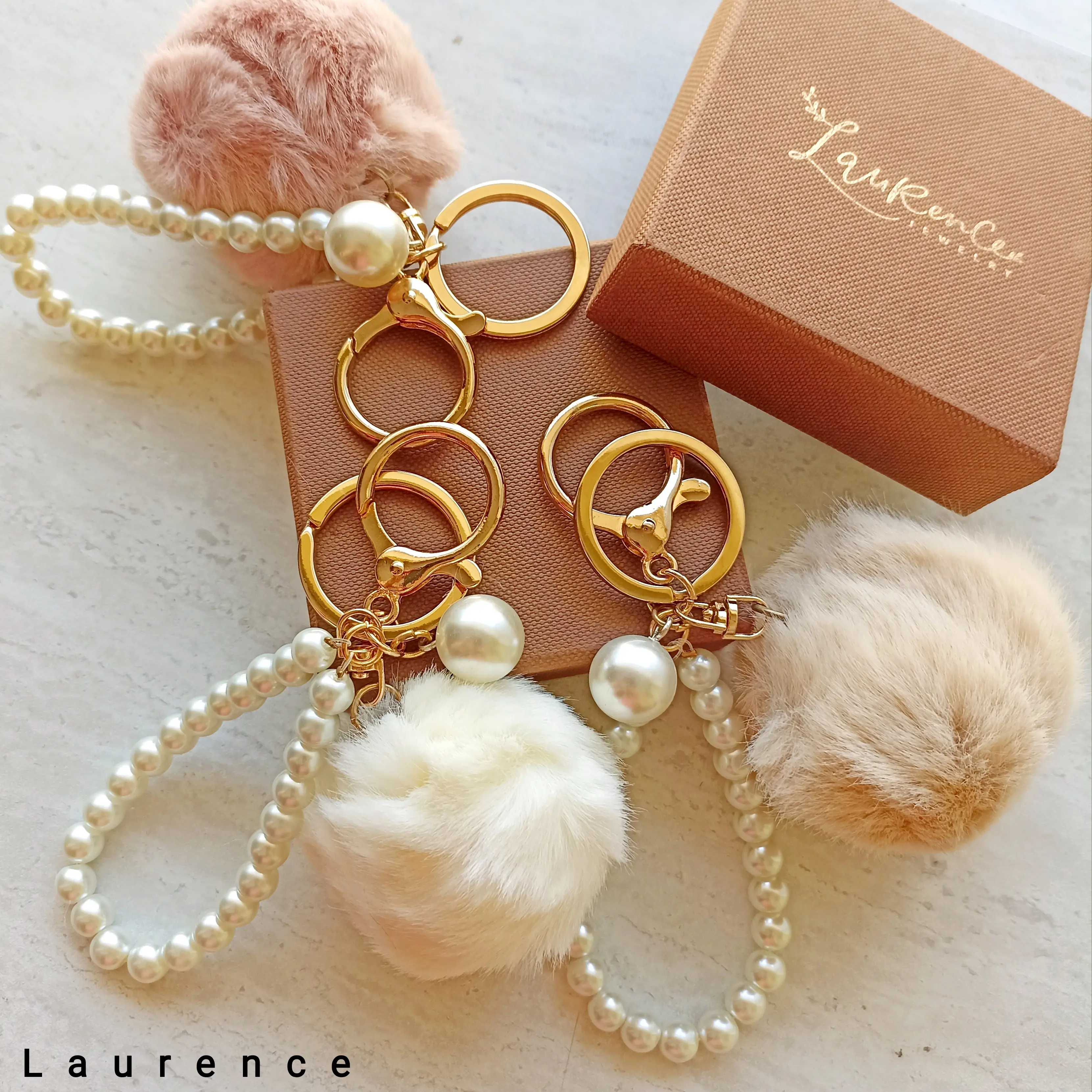 Gantungan Tas Pearl Chain / Bag Charm / Keychain 007