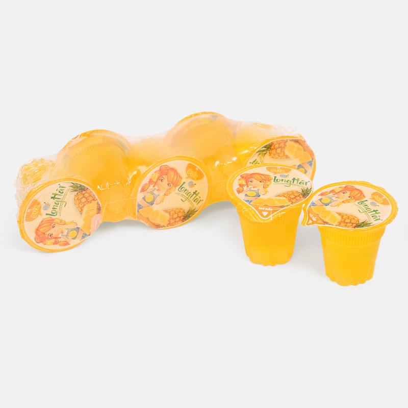 Nước rau câu Long Hải 95g/cốc đóng vỉ 05 cốc - Vị dứa Snack Ăn Vặt Food 3