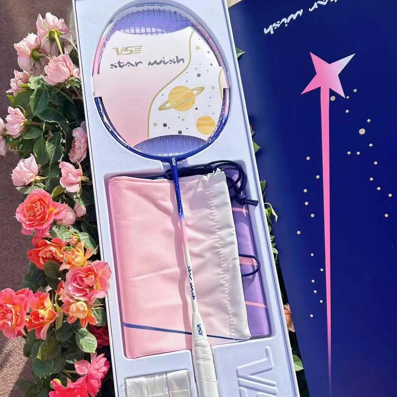 Set vợt cầu lông VS Star Wish chính hãng full box (nội địa trung) - Tặng 1 cước, 3 cuốn cán, 1 túi nhung