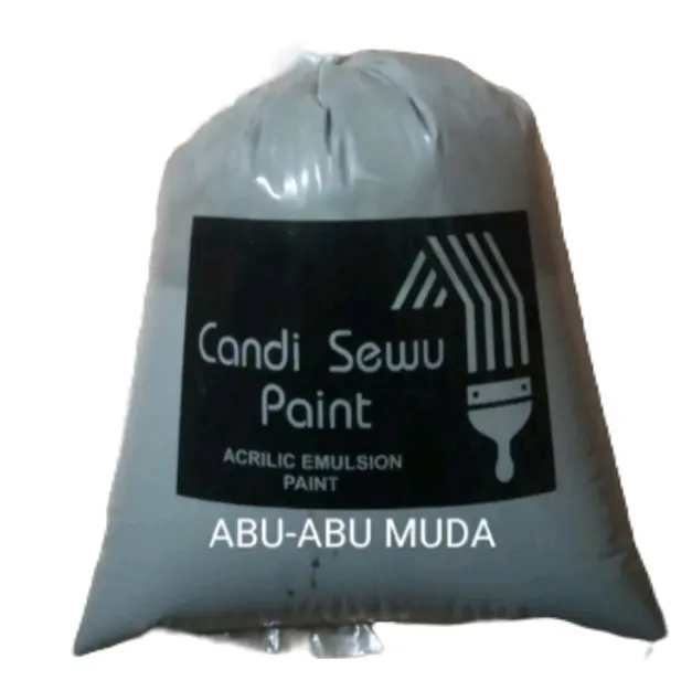 CAT TEMBOK 1 KG//WARNA ABU ABU MUDA#CATINTERIOR#CATKILOAN# CAT TEMBOK MURAH